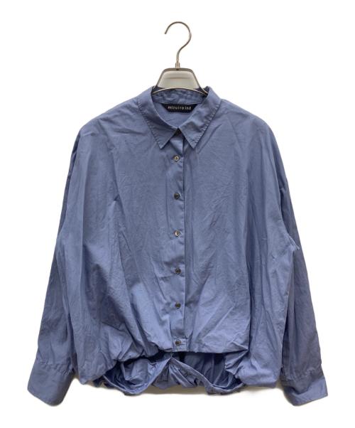 mizuiro-ind（ミズイロインド）mizuiro-ind (ミズイロインド) L/S バルーンシャツ ブルー サイズ:FREEの古着・服飾アイテム