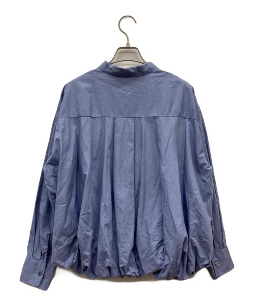 mizuiro-ind（ミズイロインド）mizuiro-ind (ミズイロインド) L/S バルーンシャツ ブルー サイズ:FREEの古着・服飾アイテム