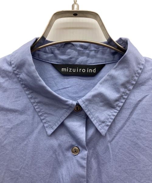 mizuiro-ind（ミズイロインド）mizuiro-ind (ミズイロインド) L/S バルーンシャツ ブルー サイズ:FREEの古着・服飾アイテム