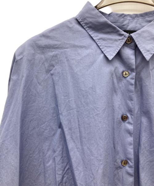 mizuiro-ind（ミズイロインド）mizuiro-ind (ミズイロインド) L/S バルーンシャツ ブルー サイズ:FREEの古着・服飾アイテム