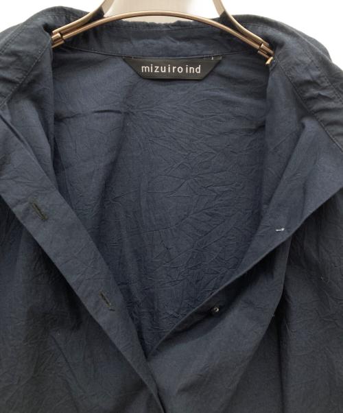mizuiro-ind（ミズイロインド）mizuiro-ind (ミズイロインド) L/S シャツ ネイビー サイズ:FREEの古着・服飾アイテム