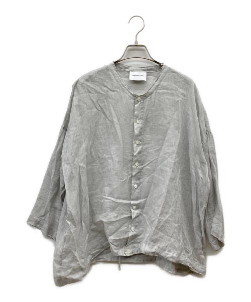 solamonat poche（ソラモナ ポッシェ）solamonat poche (ソラモナ ポッシェ) ラミーシャツ グレー サイズ:FREEの古着・服飾アイテム