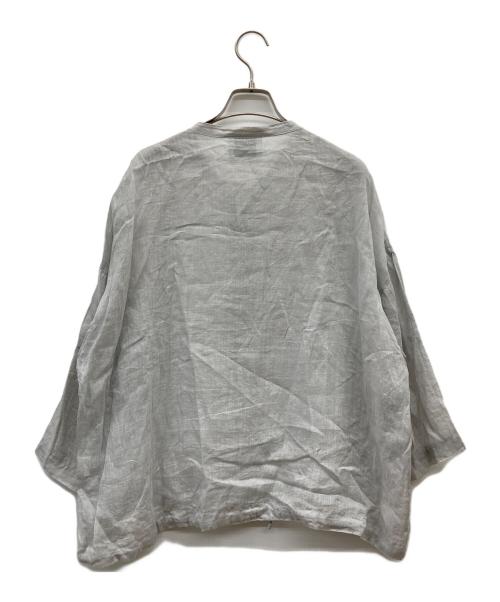 solamonat poche（ソラモナ ポッシェ）solamonat poche (ソラモナ ポッシェ) ラミーシャツ グレー サイズ:FREEの古着・服飾アイテム