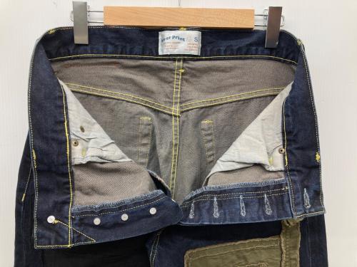 overprint（オーバープリント）overprint (オーバープリント) REPAIR PANTS TYPE C インディゴ サイズ:Sの古着・服飾アイテム