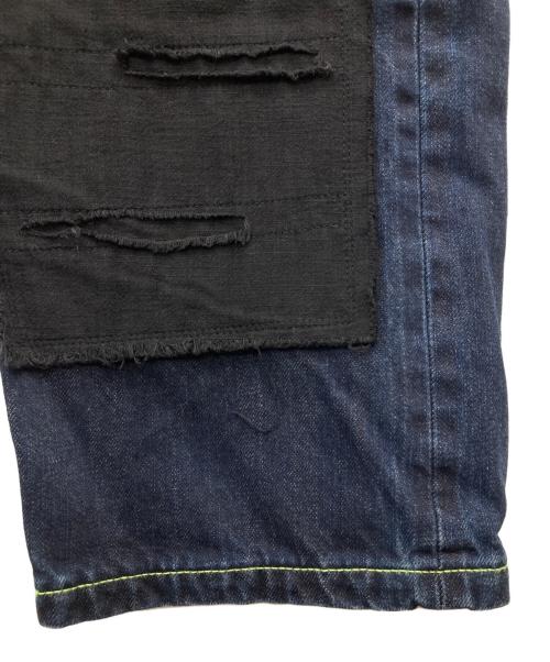 overprint（オーバープリント）overprint (オーバープリント) REPAIR PANTS TYPE C インディゴ サイズ:Sの古着・服飾アイテム