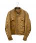 Schott（ショット）の古着「70s CYCLE RIDER シングルライダースジャケット」｜ベージュ