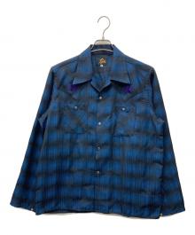 Needles（ニードルズ）の古着「Cowboy One-Up Shirt」｜ブルー×ブラック