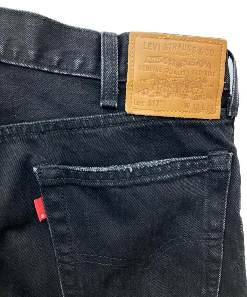LEVI'S PReMIUM（リーバイス プレミアム）LEVI'S PReMIUM (リーバイス プレミアム) EDIFICE別注 517 デニムパンツ ブラック サイズ:W32 L29の古着・服飾アイテム