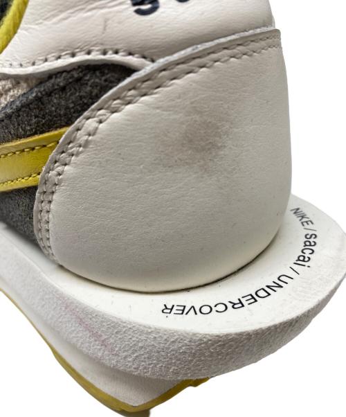 NIKE（ナイキ）NIKE (ナイキ) sacai (サカイ) UNDERCOVER (アンダーカバー) LD WAFFLE ブラック×ホワイト×イエロー サイズ:26.5の古着・服飾アイテム