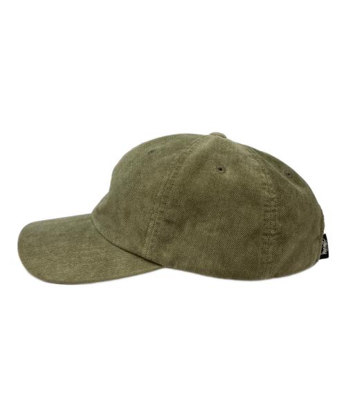 stussy（ステューシー）stussy (ステューシー) No Wale Cord Low Pro Cap オリーブの古着・服飾アイテム