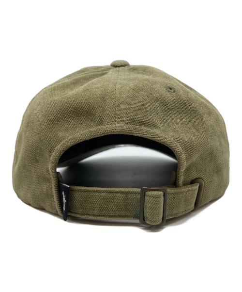 stussy（ステューシー）stussy (ステューシー) No Wale Cord Low Pro Cap オリーブの古着・服飾アイテム