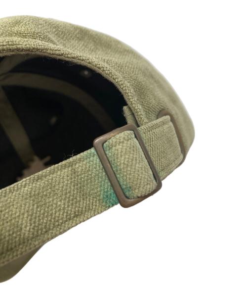 stussy（ステューシー）stussy (ステューシー) No Wale Cord Low Pro Cap オリーブの古着・服飾アイテム