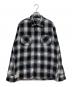 Schott（ショット）の古着「オンブレチェックシャツ」｜ブラック×ホワイト