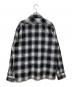 Schott (ショット) オンブレチェックシャツ ブラック×ホワイト サイズ:SIZE L：8000円