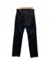 TCB JEANS（ティーシービー ジーンズ）の古着「Late S40s デニムパンツ」｜ブラック
