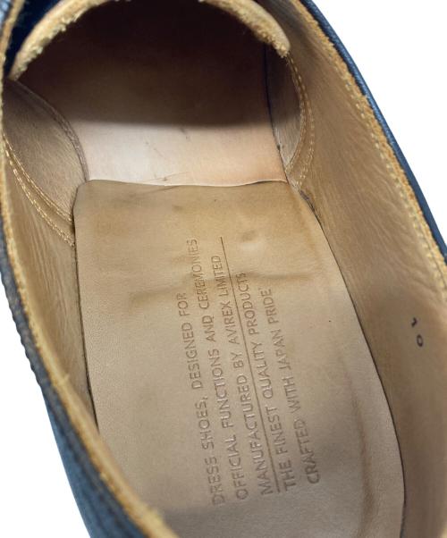 AVIREX（アヴィレックス）AVIREX (アヴィレックス) HERITAGE NAVY SERVICE SHOES ブラック サイズ:10の古着・服飾アイテム