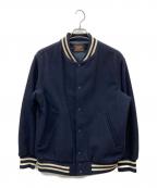 skookumスクーカム）の古着「AWARD JACKET スタジャン」｜ネイビー
