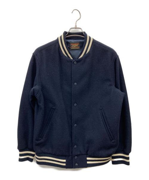 skookum（スクーカム）SKOOKUM (スクーカム) AWARD JACKET スタジャン ネイビー サイズ:Lの古着・服飾アイテム