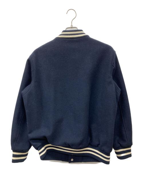skookum（スクーカム）SKOOKUM (スクーカム) AWARD JACKET スタジャン ネイビー サイズ:Lの古着・服飾アイテム