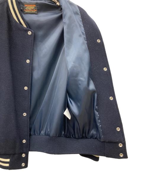 skookum（スクーカム）SKOOKUM (スクーカム) AWARD JACKET スタジャン ネイビー サイズ:Lの古着・服飾アイテム