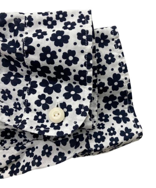 MADISON BLUE（マディソンブルー）MADISON BLUE (マディソンブルー) HAMPTON SHIRT FLORAL PATTERN ホワイト×ブラック サイズ:01の古着・服飾アイテム