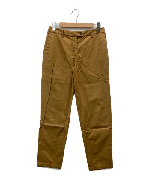 Maison Margiela（メゾンマルジェラ）Maison Margiela (メゾンマルジェラ) リネンブレンドパンツ ブラウン サイズ:38の古着・服飾アイテム