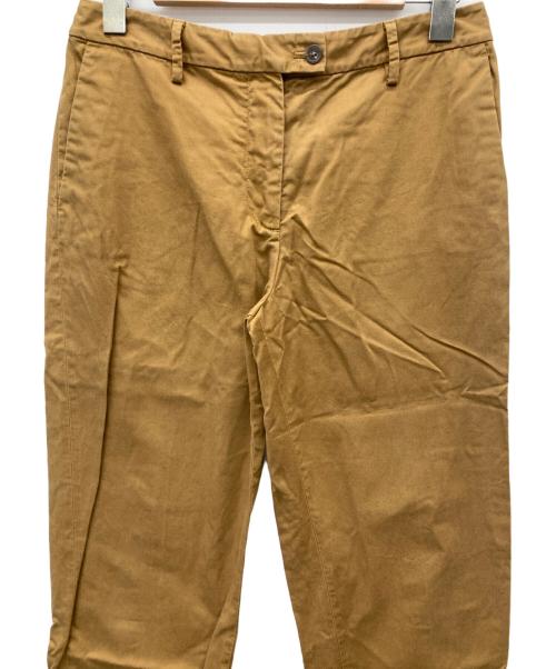 Maison Margiela（メゾンマルジェラ）Maison Margiela (メゾンマルジェラ) リネンブレンドパンツ ブラウン サイズ:38の古着・服飾アイテム