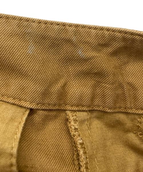 Maison Margiela（メゾンマルジェラ）Maison Margiela (メゾンマルジェラ) リネンブレンドパンツ ブラウン サイズ:38の古着・服飾アイテム
