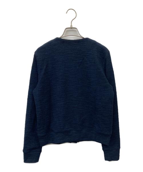 SOEJU（ソージュ）SOEJU (ソージュ) ジャケットライクツィーディーカーディガン ネイビー サイズ:-の古着・服飾アイテム
