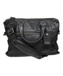 TUMI（トゥミ）の古着「BEACON HILL Branch Slim Laptop Leather Brief」｜ブラック
