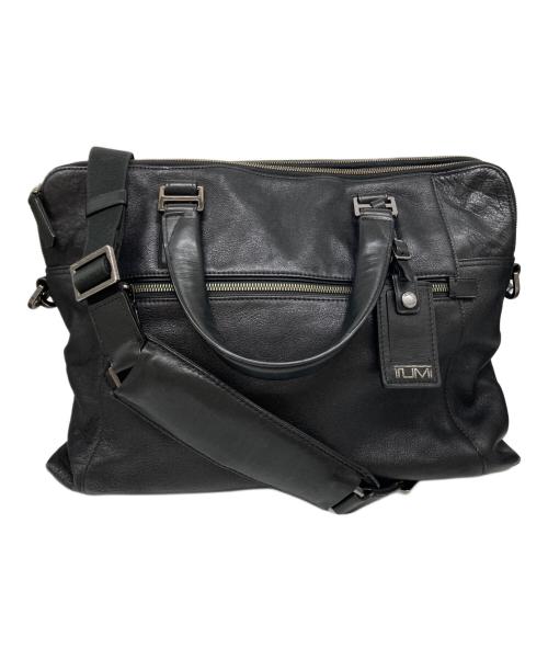 TUMI（トゥミ）TUMI (トゥミ) BEACON HILL Branch Slim Laptop Leather Brief ブラック サイズ:-の古着・服飾アイテム
