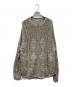 VAINL ARCHIVE（ヴァイナルアーカイブ）の古着「JEFF LINEN KNIT SWEATER」｜ライトグレー