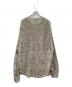 VAINL ARCHIVE (ヴァイナルアーカイブ) JEFF LINEN KNIT SWEATER ライトグレー サイズ:SIZE M：13000円