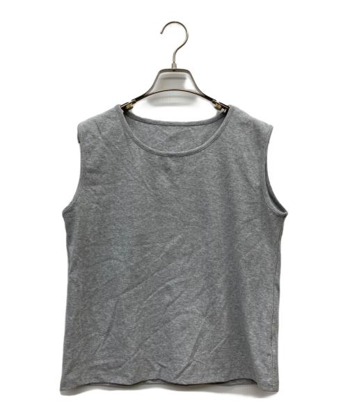 BEARDSLEY（ビアズリー）BEARDSLEY (ビアズリー) シアーボーダーシャツTee グレー サイズ:FREEの古着・服飾アイテム