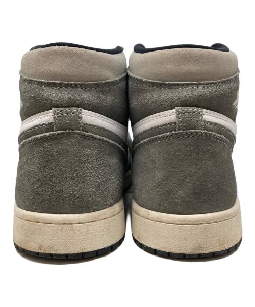 NIKE（ナイキ）NIKE (ナイキ) AIR JORDAN 1 RETRO HIGH OG ホワイト×グレー サイズ:27の古着・服飾アイテム