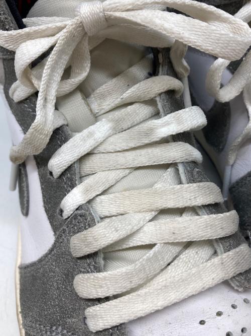 NIKE（ナイキ）NIKE (ナイキ) AIR JORDAN 1 RETRO HIGH OG ホワイト×グレー サイズ:27の古着・服飾アイテム