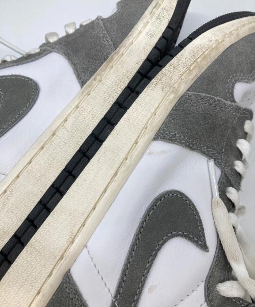 NIKE（ナイキ）NIKE (ナイキ) AIR JORDAN 1 RETRO HIGH OG ホワイト×グレー サイズ:27の古着・服飾アイテム