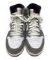 NIKE (ナイキ) AIR JORDAN 1 RETRO HIGH OG ホワイト×グレー サイズ:27：12000円