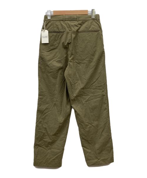 STEVEN ALAN（スティーブンアラン）STEVEN ALAN (スティーブンアラン) NY OX OUT 1P SLACKS オリーブ サイズ:S 未使用品の古着・服飾アイテム