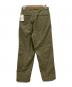 STEVEN ALAN (スティーブンアラン) NY OX OUT 1P SLACKS オリーブ サイズ:S 未使用品：8000円