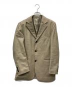 BURBERRY BLACK LABELバーバリーブラックレーベル）の古着「ラムレザーテーラードジャケット」｜ベージュ