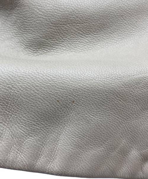 BURBERRY BLACK LABEL（バーバリーブラックレーベル）BURBERRY BLACK LABEL (バーバリーブラックレーベル) ラムレザーテーラードジャケット ベージュ サイズ:Sの古着・服飾アイテム
