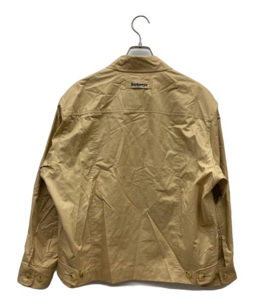 Burberry's（バーバリーズ）Burberry's (バーバリーズ) ロゴ刺繍ジップブルゾン ベージュ サイズ:SAの古着・服飾アイテム