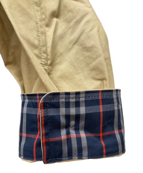 Burberry's（バーバリーズ）Burberry's (バーバリーズ) ロゴ刺繍ジップブルゾン ベージュ サイズ:SAの古着・服飾アイテム