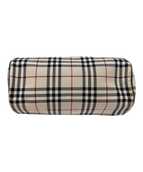 BURBERRY（バーバリー）BURBERRY (バーバリー) ノバチェックミニボストンバッグ ベージュの古着・服飾アイテム