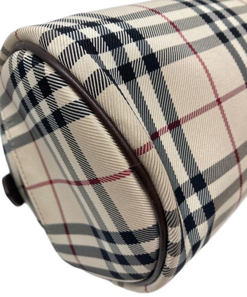 BURBERRY（バーバリー）BURBERRY (バーバリー) ノバチェックミニボストンバッグ ベージュの古着・服飾アイテム