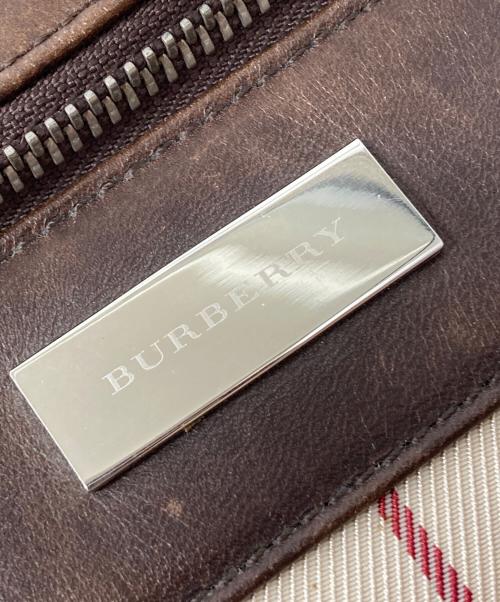 BURBERRY（バーバリー）BURBERRY (バーバリー) ノバチェックミニボストンバッグ ベージュの古着・服飾アイテム