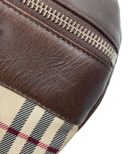BURBERRY（バーバリー）BURBERRY (バーバリー) ノバチェックミニボストンバッグ ベージュの古着・服飾アイテム