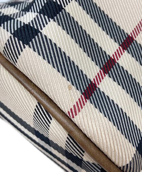 BURBERRY（バーバリー）BURBERRY (バーバリー) ノバチェックミニボストンバッグ ベージュの古着・服飾アイテム