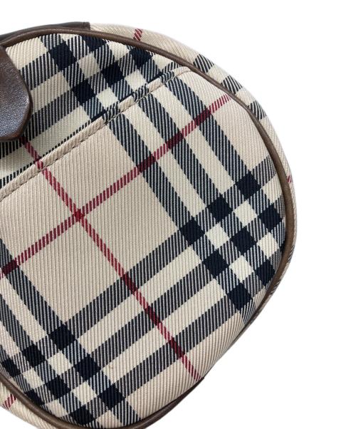 BURBERRY（バーバリー）BURBERRY (バーバリー) ノバチェックミニボストンバッグ ベージュの古着・服飾アイテム